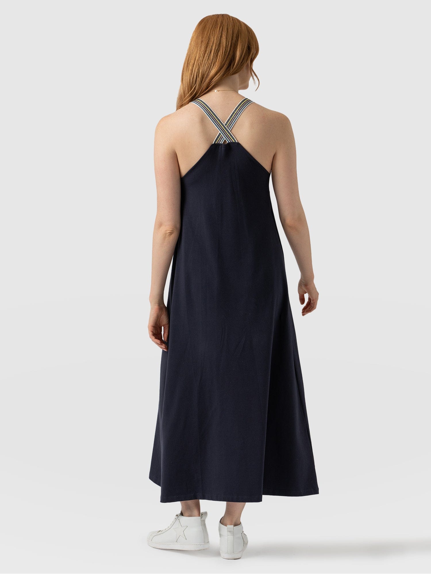 Sunset Dress Navy Rainbow - Women's Dresses | Saint + Sofia® EU